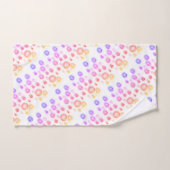 Serviette réglée - bulles d'arc-en-ciel (Serviette à main)