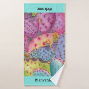 Serviette réglée de salle de bains de serviette