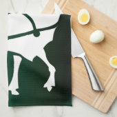 Serviette Reindeer de Noël sur mesure Serviettes d (Quart Plié)