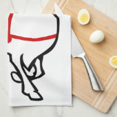 Serviette Reindeer de Noël sur mesure Serviettes d (Quart Plié)