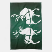 Serviette Reindeer de Noël sur mesure Serviettes d (Vertical)