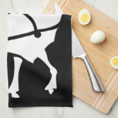 Serviette Reindeer de Noël sur mesure Serviettes d (Quart Plié)