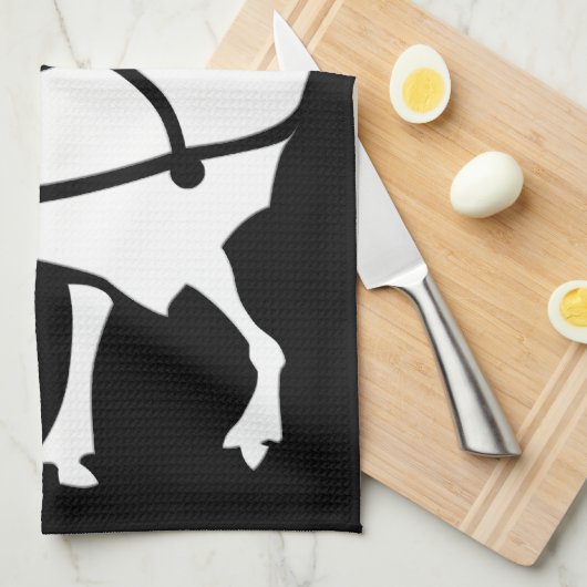 Serviette Reindeer de Noël sur mesure Serviettes d (Quart Plié)