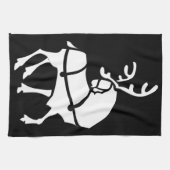 Serviette Reindeer de Noël sur mesure Serviettes d (Horizontal)