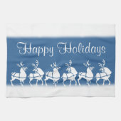 Serviette Reindeer de Noël sur mesure Serviettes d (Horizontal)