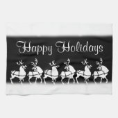 Serviette Reindeer de Noël sur mesure Serviettes d (Horizontal)
