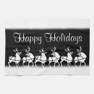 Serviette Reindeer de Noël sur mesure Serviettes d