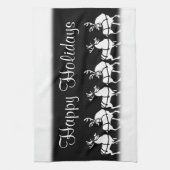 Serviette Reindeer de Noël sur mesure Serviettes d (Vertical)