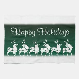 Serviette Reindeer de Noël sur mesure Serviettes d