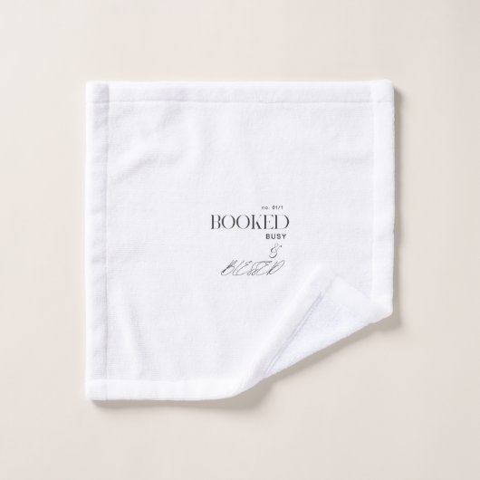 Serviette "Réservé, Occupé & Bénie" (Gant de toilette)
