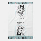 Serviette rétro du milieu du siècle (Vertical)