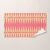 Serviette Rétro Rose (Serviette à main)