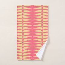 Serviette Rétro Rose