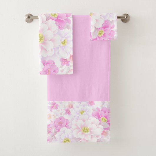 Serviette Romantique Floral (En situation)