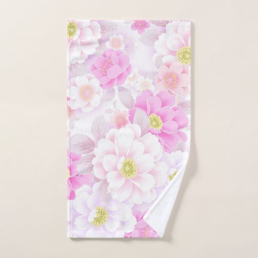 Serviette Romantique Floral (Serviette à main)