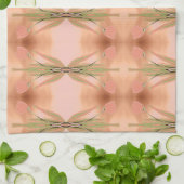 Serviette rose avec tulipes (Plié)