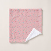 Serviette rose Birdie (Gant de toilette)