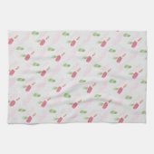 Serviette rose Designer (Horizontal)