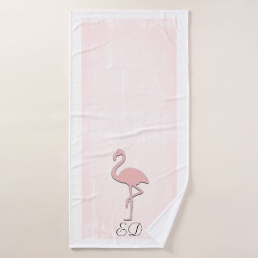 Serviette rose mignonne de Bath de regard (Serviette de bain)