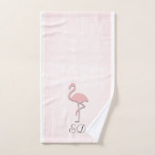 Serviette rose mignonne de Bath de regard (Serviette à main)