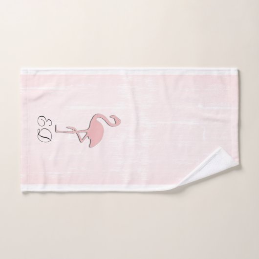 Serviette rose mignonne de Bath de regard (Serviette à main)