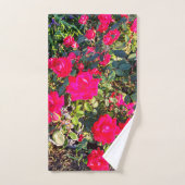 SERVIETTE ROSE PARFAITEMENT ROSE (Serviette à main)