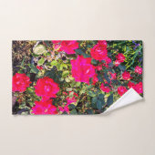 SERVIETTE ROSE PARFAITEMENT ROSE (Serviette à main)