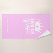 Serviette rose simple reine moderne pour infirmièr (Serviette de bain)