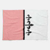 Serviette Rose Swanky Fleur De Lis (Horizontal)