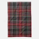 Serviette rouge de tartan de plaid (Vertical)
