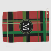 Serviette rouge faite sur commande du golf (Horizontal)
