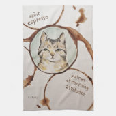 Serviette Saint Espresso Absurdi-thé (Vertical)