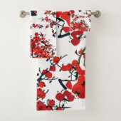 Serviette Sakura (En situation)