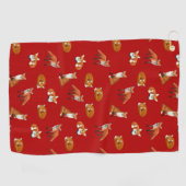 Serviette sauvage de golf de Fox rouge (Horizontal)