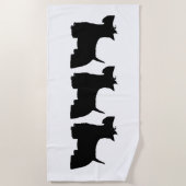 Serviette Scotties Beach (Devant)