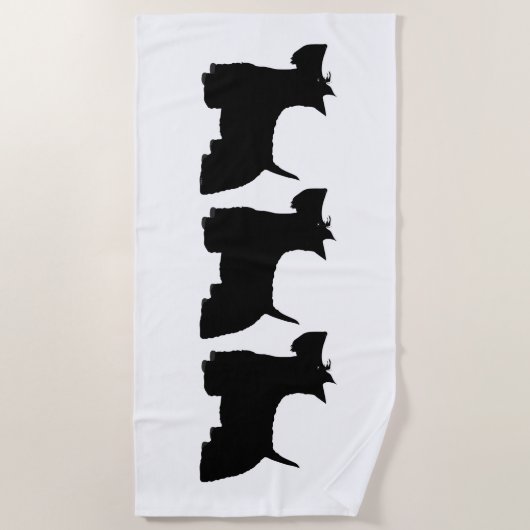 Serviette Scotties Beach (Devant)