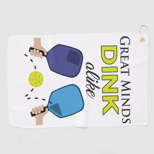 Serviette semblable de Dink Pickleball Microfiber (Horizontal)