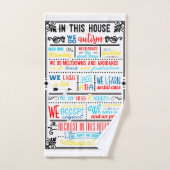 Serviette sensibilisation sur l'autisme (Serviette à main)