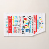 Serviette sensibilisation sur l'autisme (Serviette à main)