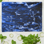 Serviette sensuelle de bleu de vin (Plié)