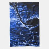 Serviette sensuelle de bleu de vin (Vertical)