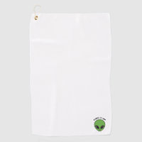 Serviette / Serviette de golf - Tête Alien Tirer