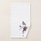 Serviette Set Bouledogue français (Serviette à main)