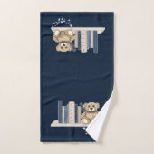 Serviette set livre Nook et ours en peluche (Serviette à main)