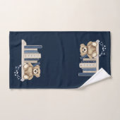 Serviette set livre Nook et ours en peluche (Serviette à main)