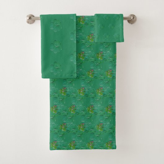 Serviette Shamrock Repeat (En situation)
