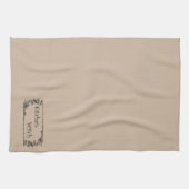 Serviette simple en sorcière de cuisine (Horizontal)