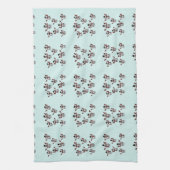 Serviette Snowmen et Snowflakes (Vertical)