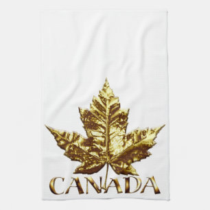 Serviette souvenir Canada Or Serviette à thé Canad