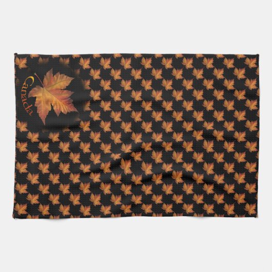 Serviette souvenir Canada Serviette à thé en feuil (Horizontal)